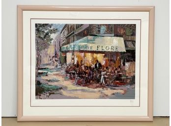 A French Cityscape Print, Signed