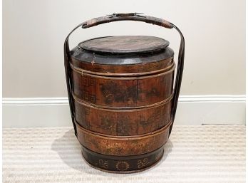 An Antique Japanese Wedding Basket