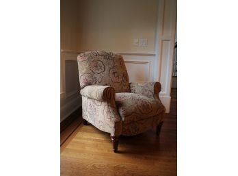 Paisley Tapestry Fabric Upholstered Reclining Chair