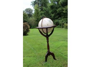 Handsome Replogle World Classic Cherry Wood Globe