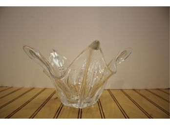 Crystal Art Glass Bowl