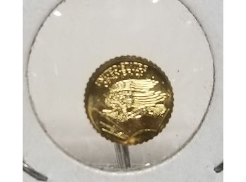 Miniature Gold Coin Saint Gaudens