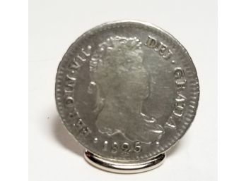 1825 Ferdin DEI GRATIA 1R HISPAN Et Ind Rex