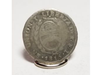 1815 Reale United Provinces N5 De Rio De La Plata Coin , Rare