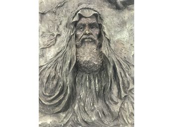 Ann Froman, Sculptor Bronze Wall Art Depiction Of Moses