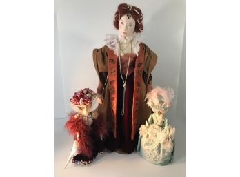Jaqueline Casey And Nicole Brand Vintage Collector Dolls
