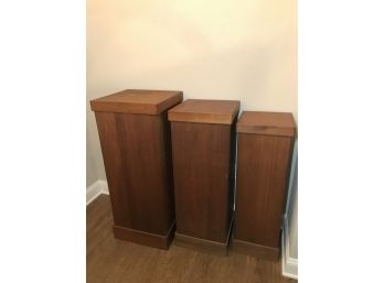 Wood Pedestals