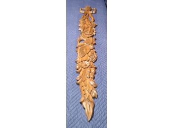 Hand Carved Teak Wall Hanging