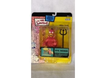 World Of Springfield Interactive Figures EVIL HOMER (RARE) And Louie