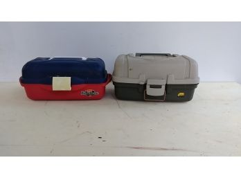 Two Fishing Tackle Boxes, One New, One Used With Contents -  Lot #2