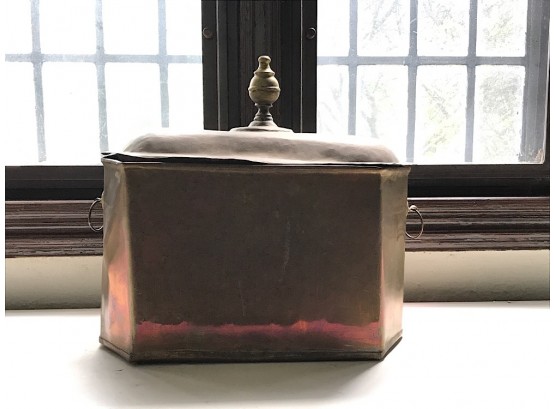 Vintage Copper Lidded Box