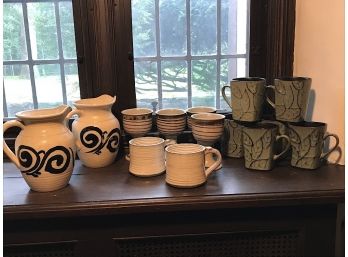 Pottery Pitchers Mugs And More