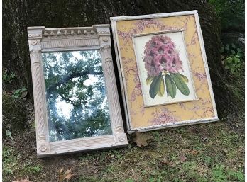 Mirror And Floral Print