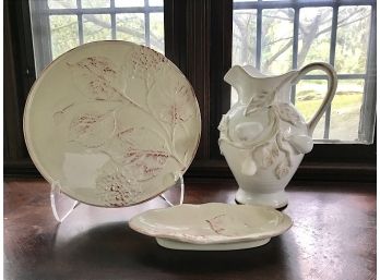 Three Italian Ceramic Serving Pieces