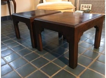 Two Square Sofa Tables