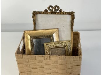 A Basket Of Decorative Frames