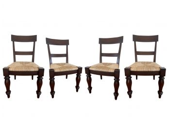Four Pottery Barn Chairs