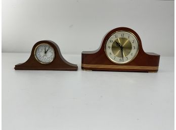 Two Seth Thomas Mantle Style Clocks