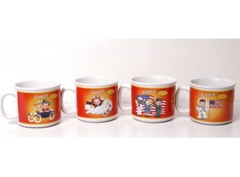 Four Vintage Collectible Campbell Soup Mugs