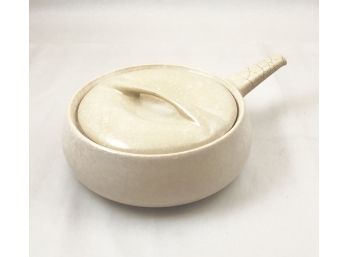 Mid Century Roseville Pottery For Raymor Lidded Dish