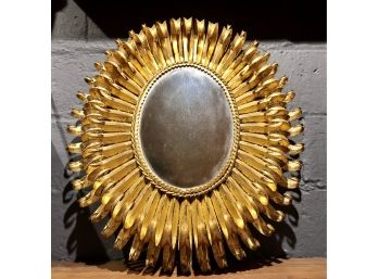 Mid Century Brutalist Style Starburst Mirror