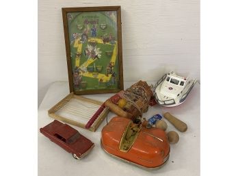 Mixed Toy Lot- Vintage Table Pinball