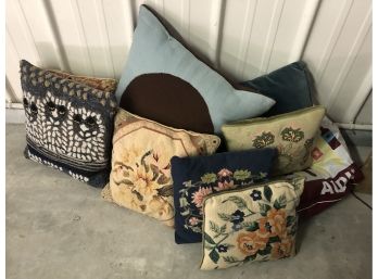 Needlepoint Pillows And Fabric Pillows