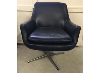 Mid-Century Style Single Swivel Arm Chair