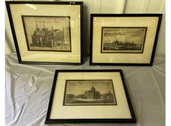 Three Cathedral Prints