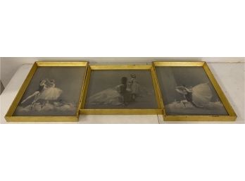 Three Nicely Framed Ballet Prints