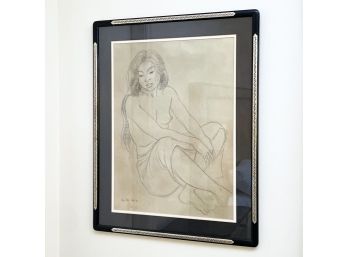 A Vintage Sketch, Dated 1972, Signed