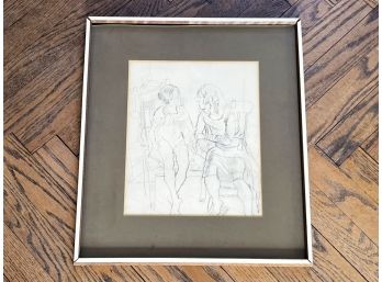 A Vintage Pencil Sketch