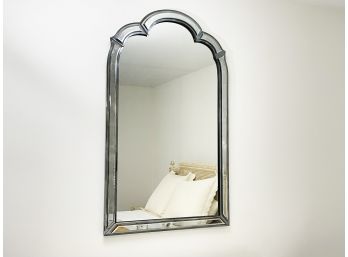 A Vintage Beveled Mirror Framed Mirror