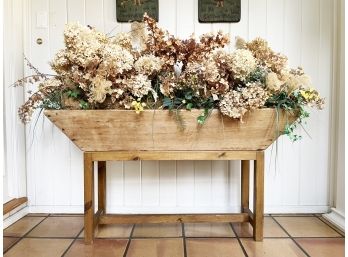 An Antique Pine Feeding Trough - Decorator Sourced From The Yellow Monkey