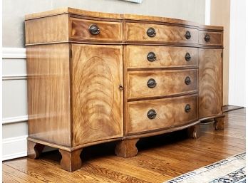 A Gorgeous Mahogany Serpentine Front Sideboard By Baker Furniture