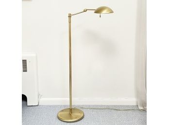 A Modern Brass Standing Lamp