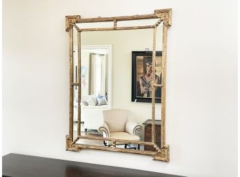 An Antique Gilt Framed Wood Mirror