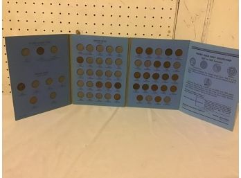Collection Of Indian Head Pennies Including Flying Eagle Penny 1857-1909