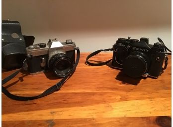 Two Cameras - Canon TX And Zenit 12XP