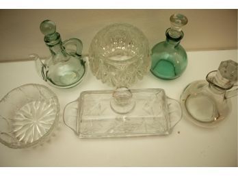 Mixed Lot Of Vintage Glass