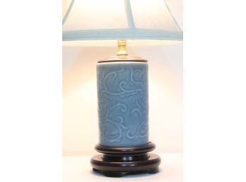 Beautiful Light Blue Ceramic Table Lamp