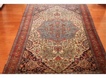 Gorgeous Handmade Antique Sarouk Rug