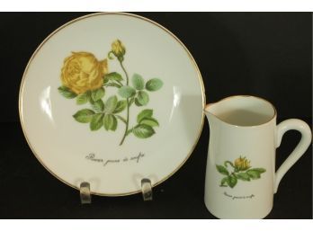 Lot Of Vintage Rosier Jaune De Soufre LIMOGES