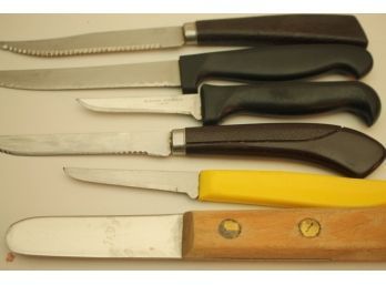 Lot Of 6 Mixed Knives