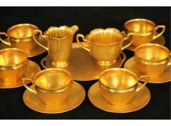 Rare Amazing GOLDEN Tea Set By PICKARD