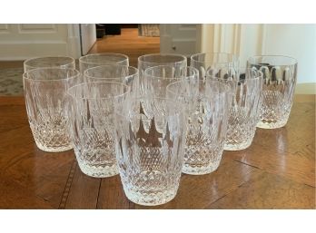 Twelve Waterford Water Glasses