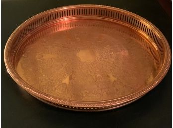 15'D Copper Tray
