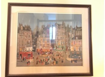 Framed Lithograph Signed By Artist Michelle Delaroise