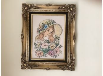 Resin Engraving Signed By Artist