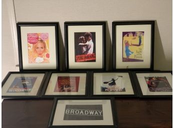 Framed Broadway Posters 4/4